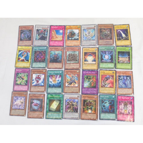 1454 - Collection of Yu-Gi-Oh! trading cards loose and in a folder (approx. 490)