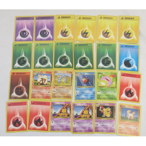 1456 - Pokemon folder cont. trading cards and loose Pokemon trading cards to inc. Dark Charizard, Charmande... 