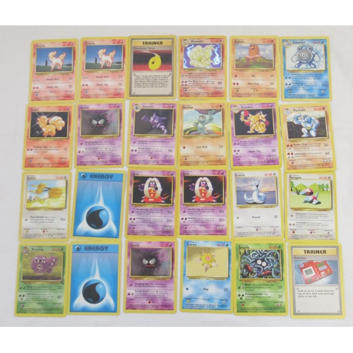 1456 - Pokemon folder cont. trading cards and loose Pokemon trading cards to inc. Dark Charizard, Charmande... 