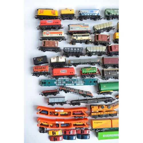 1153 - Extensive collection of previously used OO gauge models, mostly Hornby to include coaches, rolling s... 