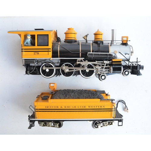 1167 - Collection of G gauge railway models to include Bachmann Big Haulers 91242 4-6-0 Baldwin 10 wheeler ... 