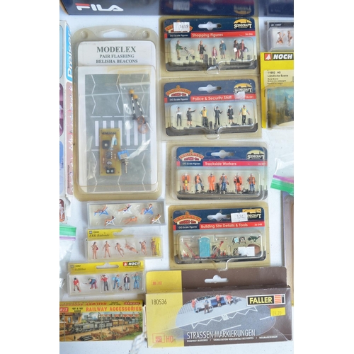 1170 - Collection of OO/HO gauge railway accessories from Faller, Hornby, Noch, Brawa, Preiser etc includin... 