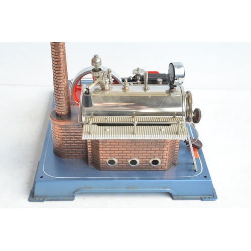 1176 - Wilesco D20 stationary live steam engine, set appears never run with no heat marks/staining to boile... 