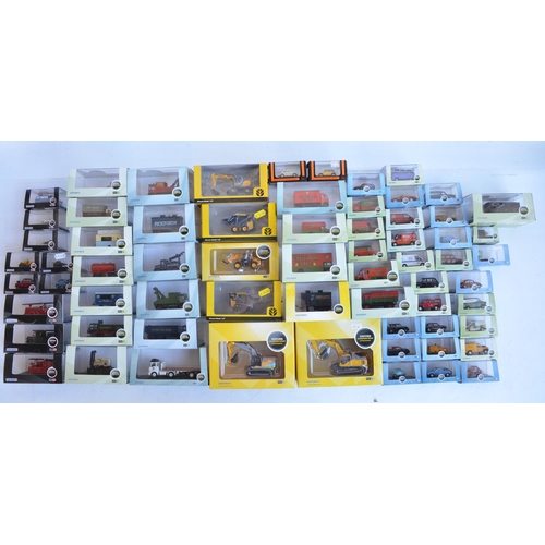 1184 - Sixty six mainly 1/76 scale (OO gauge) diecast model vehicles from Oxford Diecast to include Haulage... 