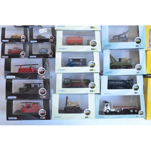 1184 - Sixty six mainly 1/76 scale (OO gauge) diecast model vehicles from Oxford Diecast to include Haulage... 