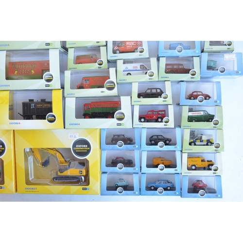 1184 - Sixty six mainly 1/76 scale (OO gauge) diecast model vehicles from Oxford Diecast to include Haulage... 