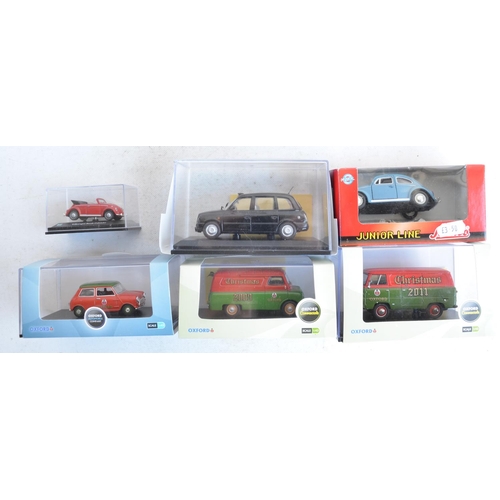 1184 - Sixty six mainly 1/76 scale (OO gauge) diecast model vehicles from Oxford Diecast to include Haulage... 