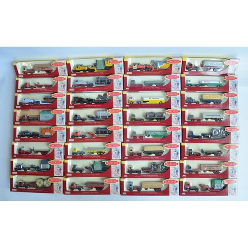 1188 - Thirty two boxed Lledo limited edition 1/76 scale (OO gauge) diecast model trucks, all cabs with tra... 