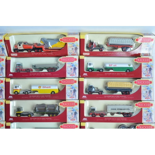 1188 - Thirty two boxed Lledo limited edition 1/76 scale (OO gauge) diecast model trucks, all cabs with tra... 