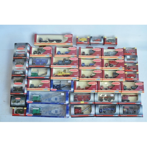 1191 - Forty one diecast model vehicles from Corgi's 1/76 scale (OO gauge) Trackside range including limite... 