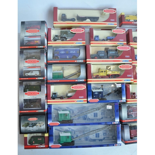 1191 - Forty one diecast model vehicles from Corgi's 1/76 scale (OO gauge) Trackside range including limite... 