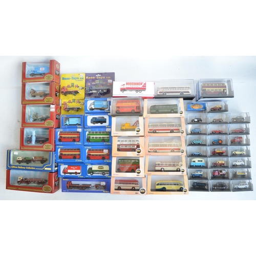 1193 - Collection of 1/76 scale diecast vehicle models from Oxford Diecast, Base-Toys, Gilbow, EFE and Horn... 