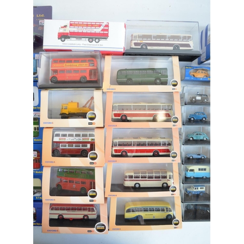 1193 - Collection of 1/76 scale diecast vehicle models from Oxford Diecast, Base-Toys, Gilbow, EFE and Horn... 