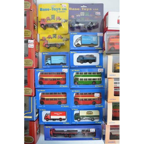 1193 - Collection of 1/76 scale diecast vehicle models from Oxford Diecast, Base-Toys, Gilbow, EFE and Horn... 