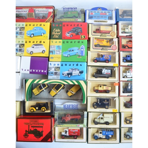 1196 - Collection of diecast model vehicles from Lledo, Oxford, Corgi and Matchbox including 6x 1/43 scale ... 