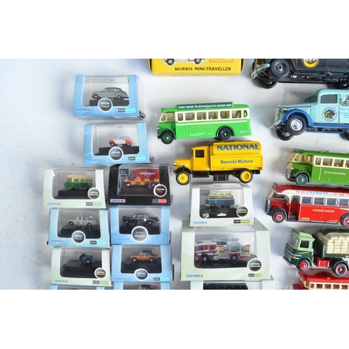 1197 - Collection of diecast model vehicles, various scales and manufacturers to include boxed Oxford Dieca... 