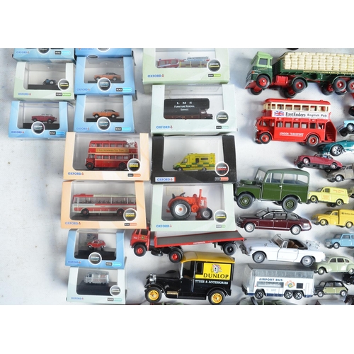 1197 - Collection of diecast model vehicles, various scales and manufacturers to include boxed Oxford Dieca... 