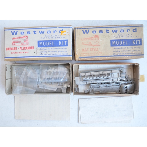 1205 - Collection of mostly unstarted OO gauge white metal bus and vehicle model kits from GS Models, Brack... 