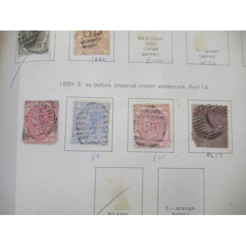 828 - Two albums cont. c19th/20th British stamps to inc. over 100 penny reds in predominantly used conditi... 