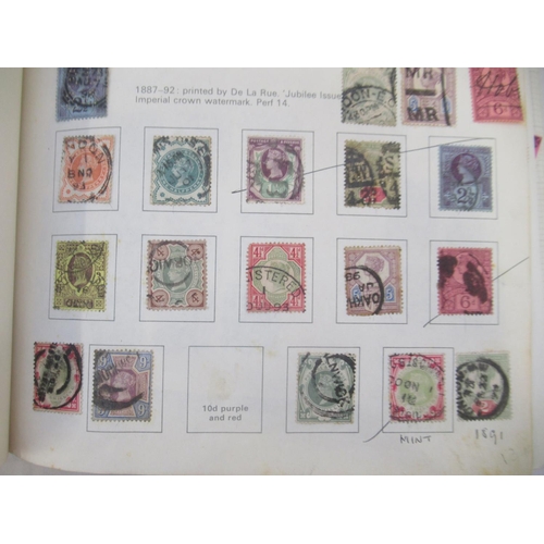 828 - Two albums cont. c19th/20th British stamps to inc. over 100 penny reds in predominantly used conditi... 