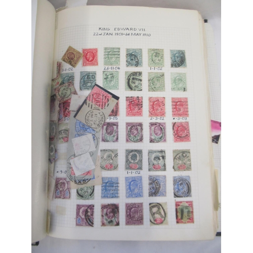 828 - Two albums cont. c19th/20th British stamps to inc. over 100 penny reds in predominantly used conditi... 