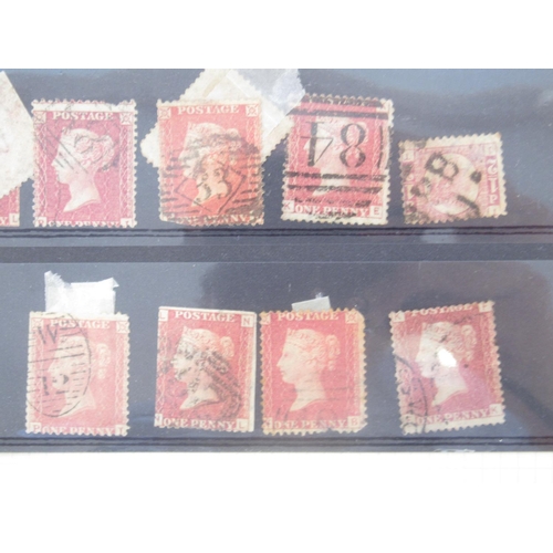 828 - Two albums cont. c19th/20th British stamps to inc. over 100 penny reds in predominantly used conditi... 