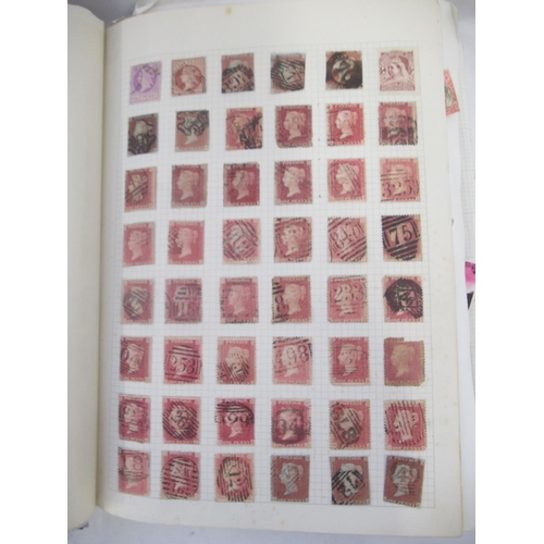 828 - Two albums cont. c19th/20th British stamps to inc. over 100 penny reds in predominantly used conditi... 