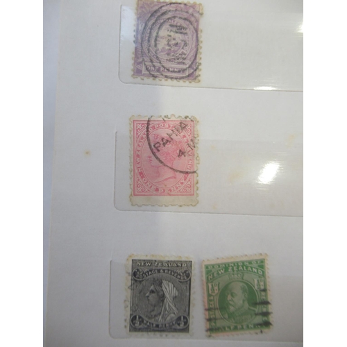 829 - Three albums cont. c19th/20th New Zealand, Australian and other stamps