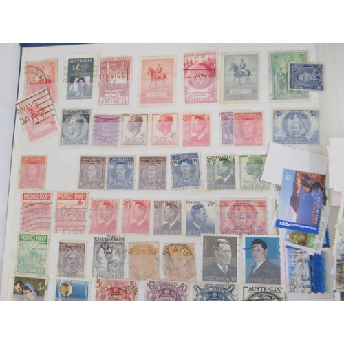 830 - 5 albums cont. c20th stamps from Australia, Italy, Yemen, Liberia, Pakistan, Mexico, etc.