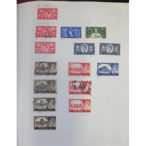 831 - 8 folders cont. c19th/20th British stamps to inc. 20 penny red's