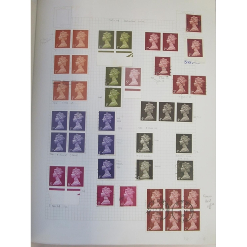 831 - 8 folders cont. c19th/20th British stamps to inc. 20 penny red's