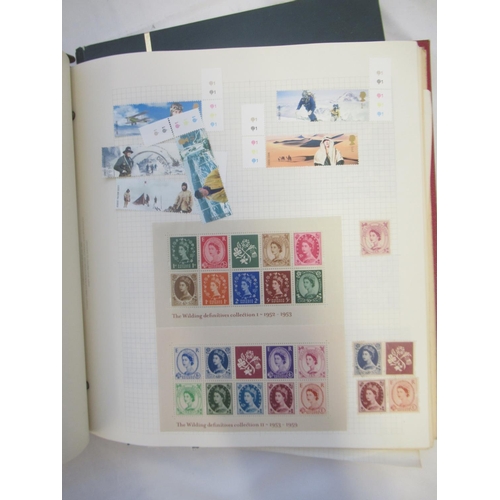 832 - 8 folders cont. c20th British, Isle of Man and Falklands stamps