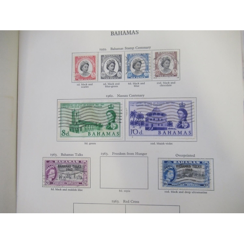 834 - 6 folders cont. c20th stamps from South Africa, Malta, Gibralta, Bahamas, Paraguay, etc.