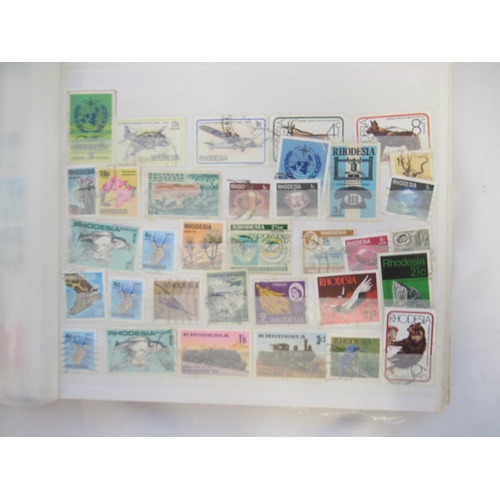 836 - 6 folders cont. c20th stamps from Canada, Cuba, Norway, Ceylon, Thailand, etc.