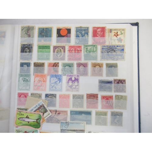 836 - 6 folders cont. c20th stamps from Canada, Cuba, Norway, Ceylon, Thailand, etc.