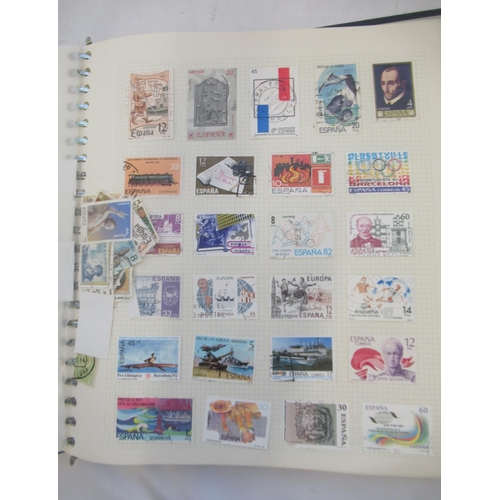 837 - 6 folders cont. assorted International c20th stamps