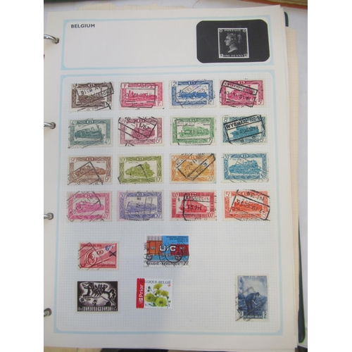 837 - 6 folders cont. assorted International c20th stamps