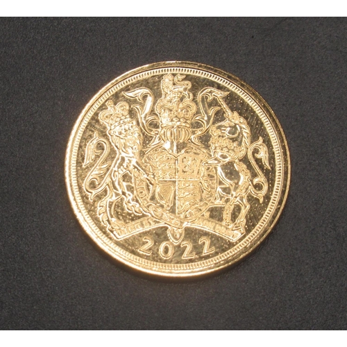 600 - Elizabeth II 2022 Sovereign