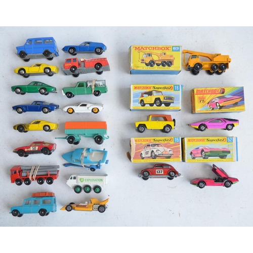 1209 - Collection of vintage diecast model vehicles to include 5x boxed Matchbox (3x Superfast to include N... 