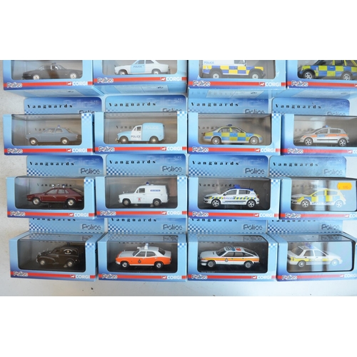 1211 - Twenty two boxed/cased 1/43 Police Vanguard diecast model cars to include 21x Corgi and 1x Lledo, mo... 