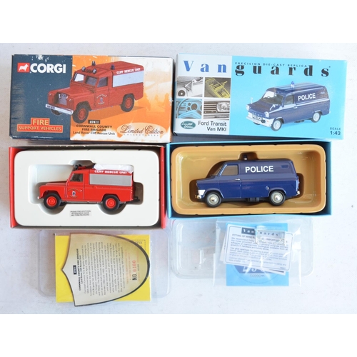 1212 - Thirty one boxed diecast emergency vehicles and vehicle sets from Corgi, Lledo and Ixo, mostly 1/43 ... 