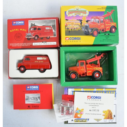 1214 - Collection of mostly limited edition diecast model vehicles from Corgi, Saico, Lledo and Oxford to i... 