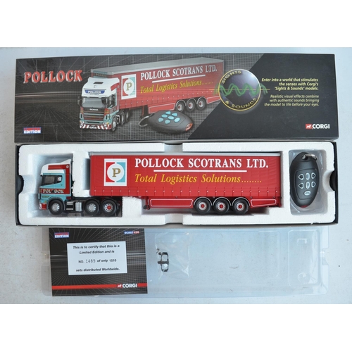 1215 - Collection of diecast 1/50 scale truck models from Corgi, Conrad, Tematoys, Tekno and WSI including ... 