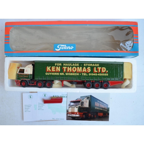 1215 - Collection of diecast 1/50 scale truck models from Corgi, Conrad, Tematoys, Tekno and WSI including ... 