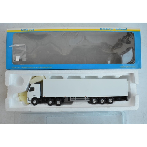 1215 - Collection of diecast 1/50 scale truck models from Corgi, Conrad, Tematoys, Tekno and WSI including ... 