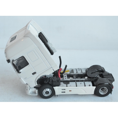 1215 - Collection of diecast 1/50 scale truck models from Corgi, Conrad, Tematoys, Tekno and WSI including ... 