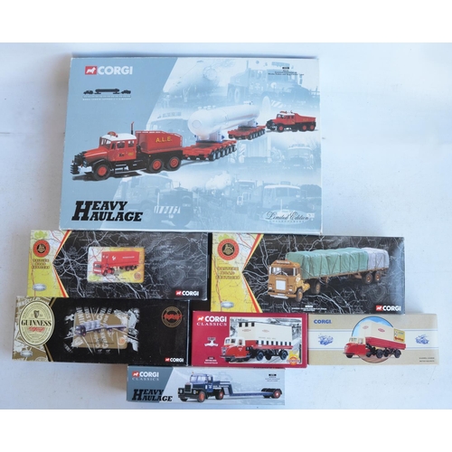 1216 - Seven boxed 1/50 scale limited edition diecast truck models from Corgi to include 31013 A.L.E Scamme... 