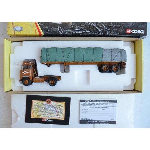 1216 - Seven boxed 1/50 scale limited edition diecast truck models from Corgi to include 31013 A.L.E Scamme... 