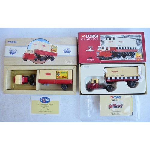 1216 - Seven boxed 1/50 scale limited edition diecast truck models from Corgi to include 31013 A.L.E Scamme... 