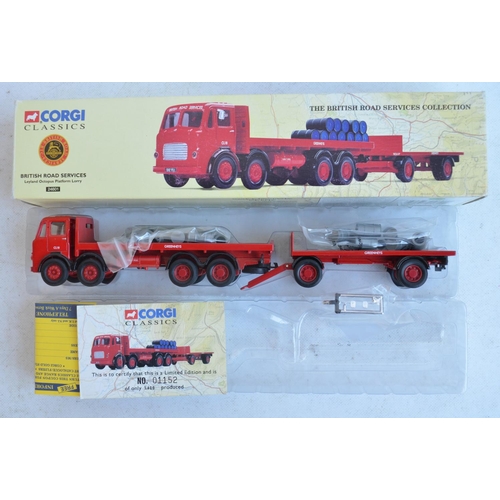 1217 - Collection of limited edition 1/50 scale diecast truck and bus models from Corgi to include Premium ... 